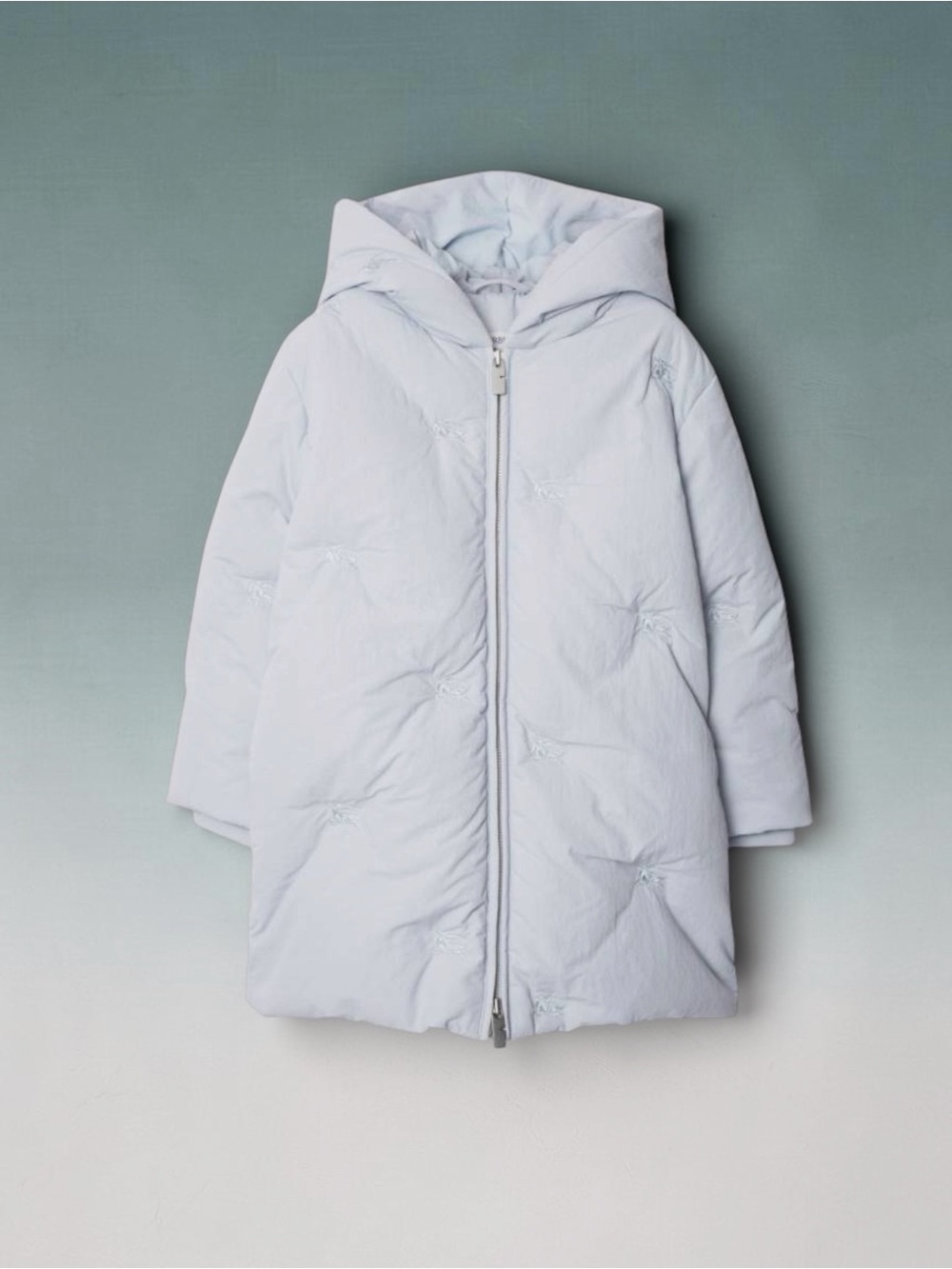 Burberry Girls George EKD Hooded Puffer Coat US Girls Size 6 NWT